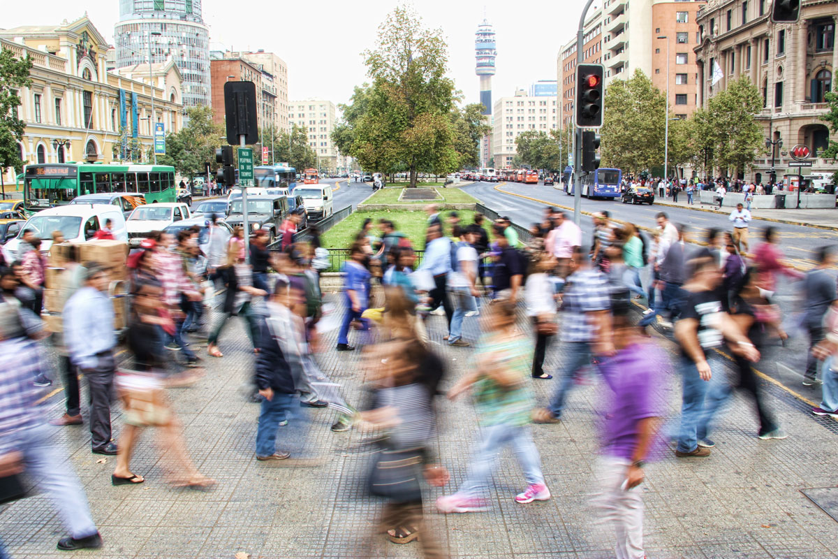 people walking on street
